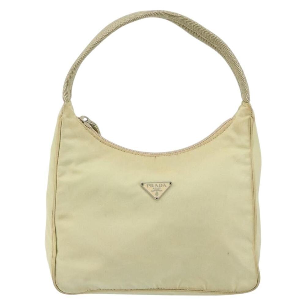 Prada Nylon Handbag Beige